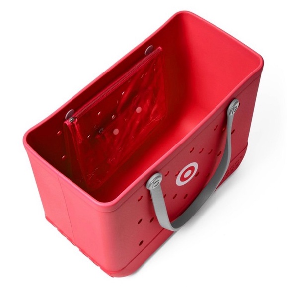 NWT Bogg Bag Original Large Bullseye Tote Bag Red - LIMITED EDITION - TARGET - Picture 3 of 7